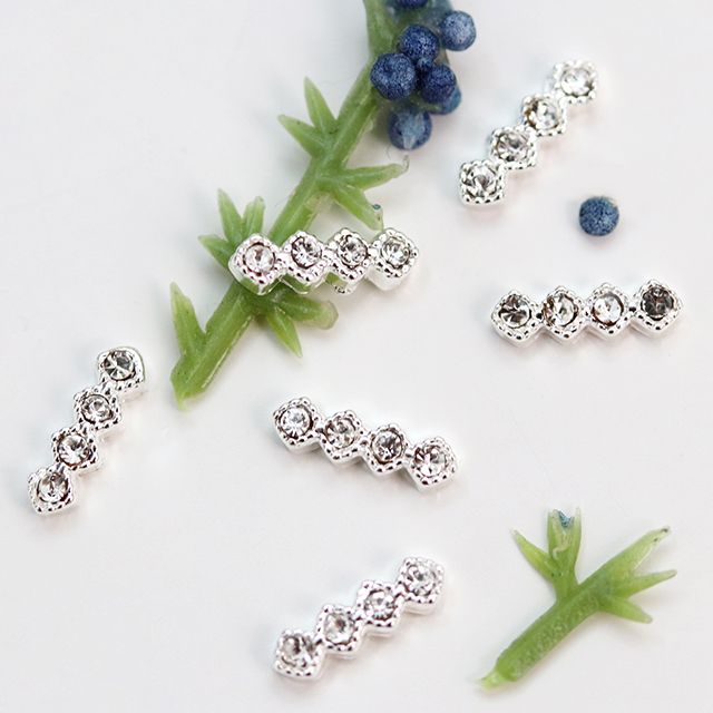 Make.N Four Cubic Bar Silver___Charm166 - 1
