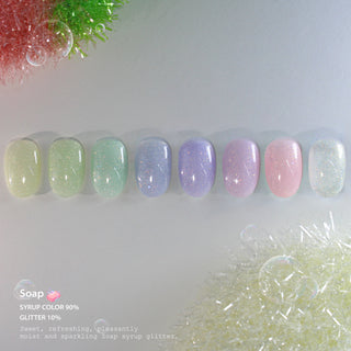 F gel Soap : Glitter syrup gel series