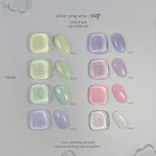 F gel Soap : Glitter syrup gel series