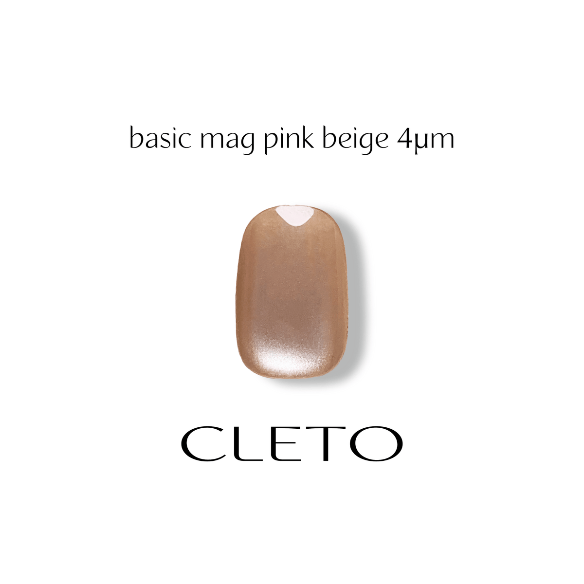 Cleto Basic Magnetic Gel - Pink Beige 4pm