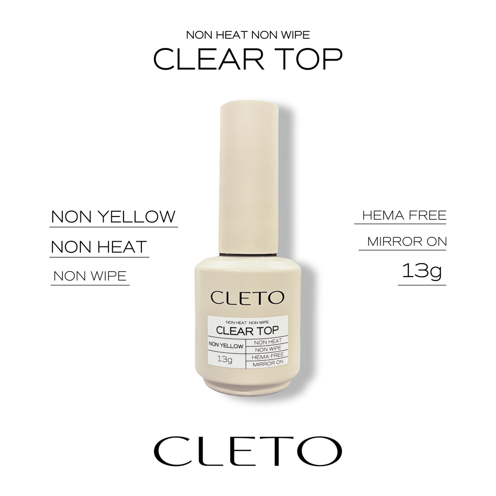 Cleto Non Heat Non Wipe Clear Top – Zillabeau