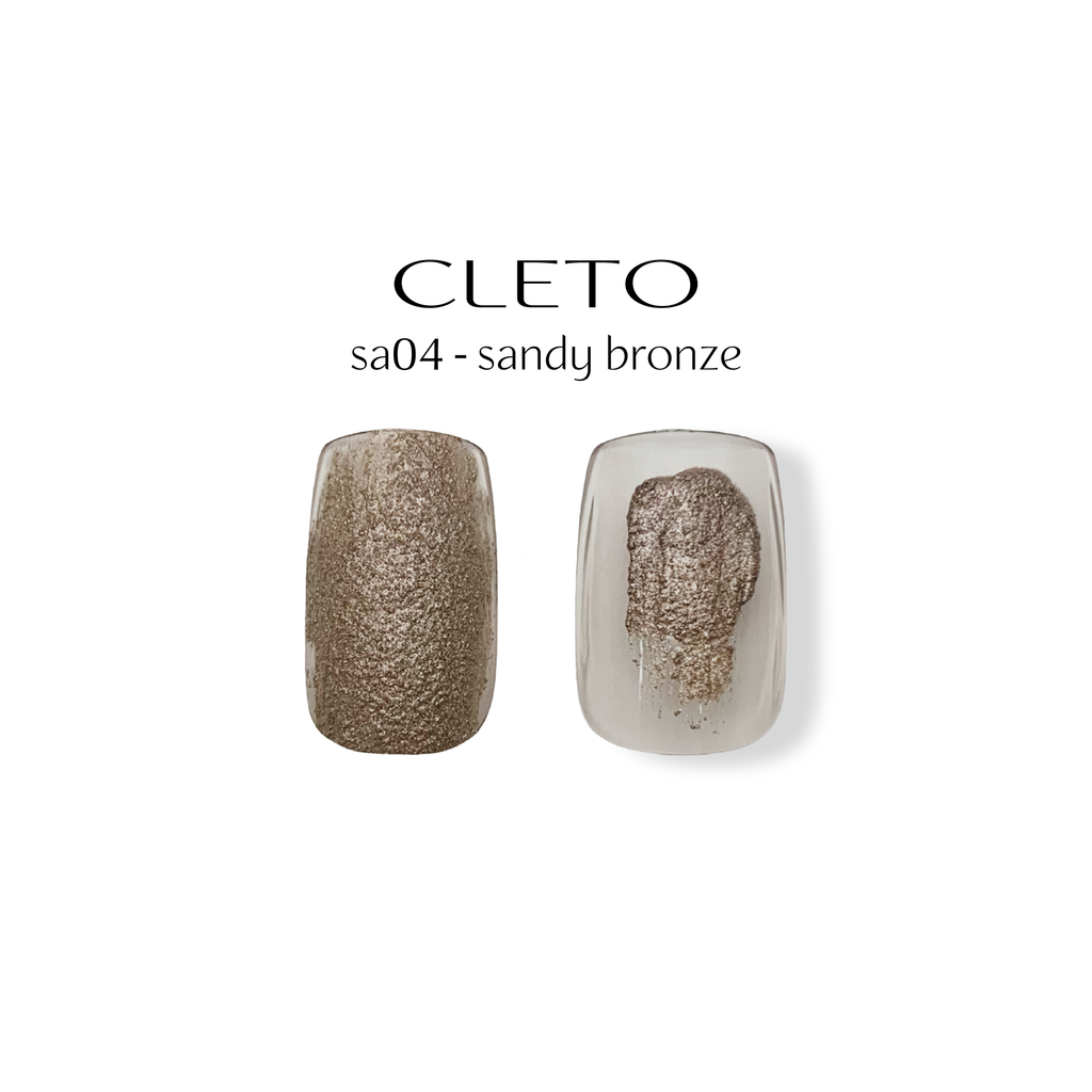 CLETO Sandy Gel 5 Colors set 2セット Cleto Texture Gel SA04 - Sandy Bronze – Zillabeau