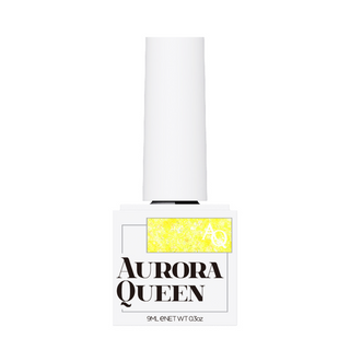 Aurora Queen Glitter Gel AQ-107 Lemon Pop
