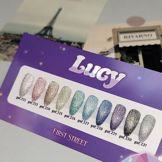 1st Street Lucy Collection - 10 Magnetic Reflective Gel Set