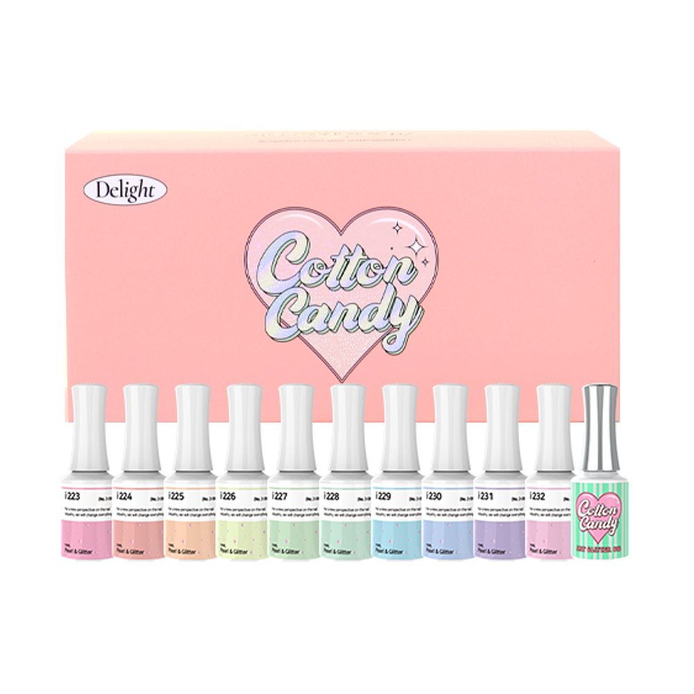 Izemi Cotton Candy Collection 10 Glitter Set Zillabeau