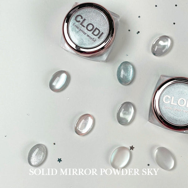 Clodi 2 types of solid mirror powder