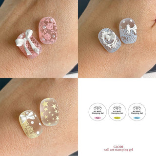 Clodi Art Multi Stamping Gel Set (6 Colors)