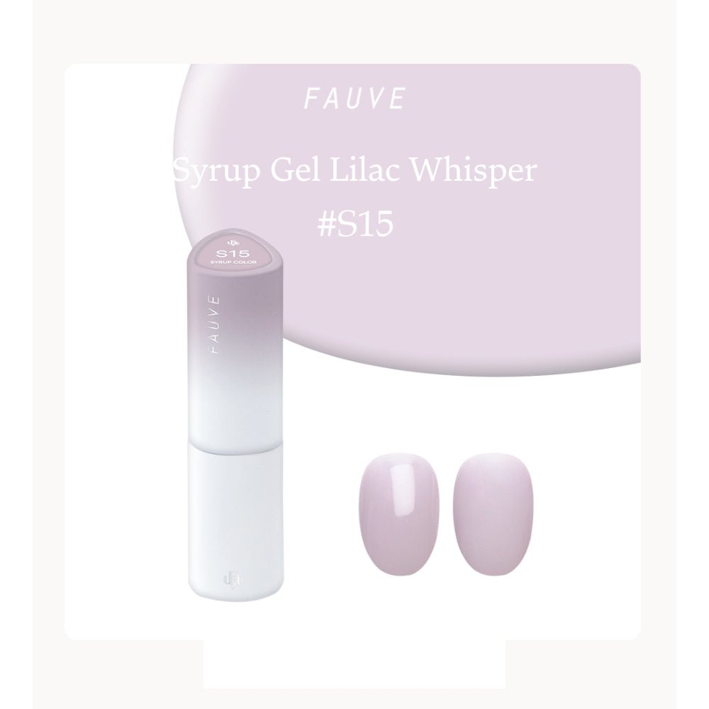 Fauve Syrup Gel Lilac Whisper S15
