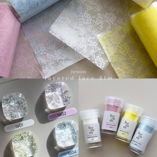 Henum Layered Lace Film Set (4 Colors)