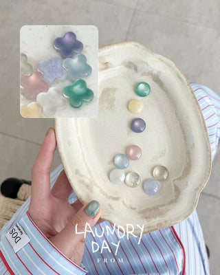 F Gel Laundry Day Collection – 5 Magnetic + 2 Syrup + 2 Glitter Colors