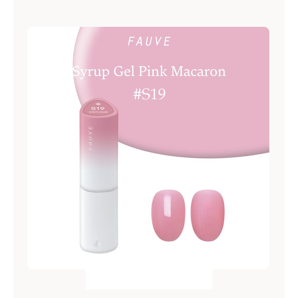 Fauve Syrup Gel Pink Macaron S19