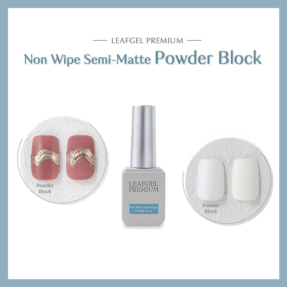 Leafgel Non Wipe Semi Matte Powder Block