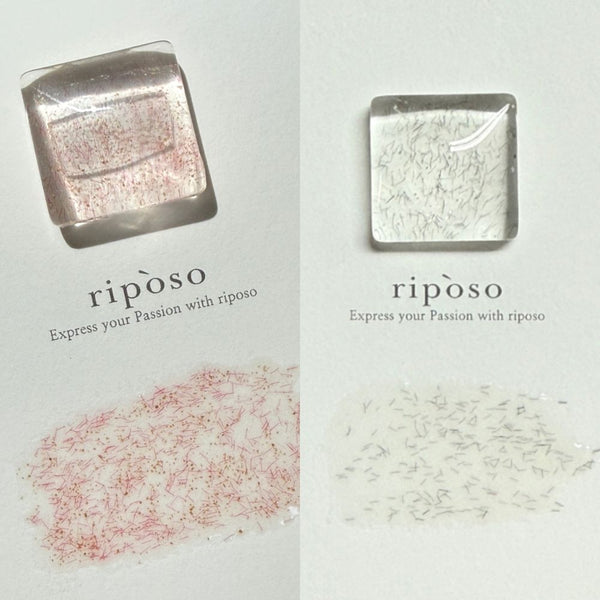 riposo Transparent Velvet Gel (Black / Red)