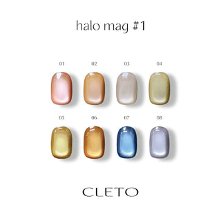 Cleto Halo Mag Collection - 8 Magnetic Color Set