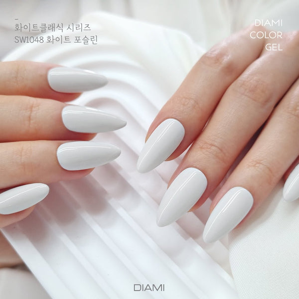 Diami Color Gel SW1048  White Porcelain