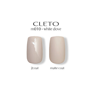 Cleto Color Gel M010 - White Dove