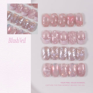 Izemi Blush Veil Collection (7 Magnetic Gels + 3 Glitter Gels)