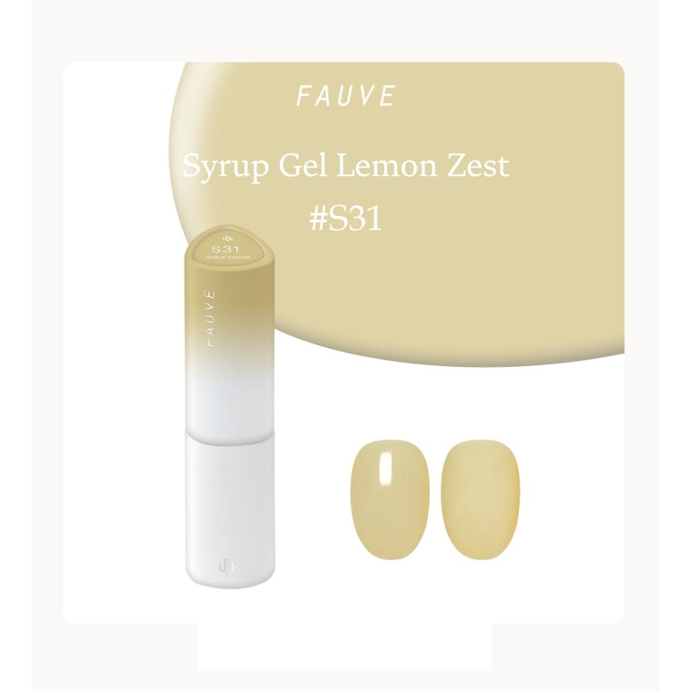 Fauve Syrup Gel Lemon Zest S31