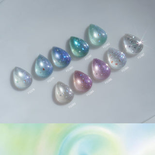 F Gel Waterbeads Collection – 8 Magnetic + 2 Glitter Colors