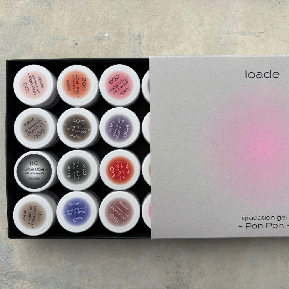 loade Gradation Gel Pon Pon 20-Color Set