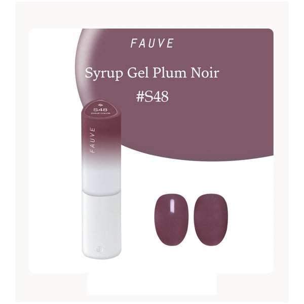 Fauve Syrup Gel Plum Noir S48