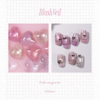 Izemi Blush Veil Collection (7 Magnetic Gels + 3 Glitter Gels)