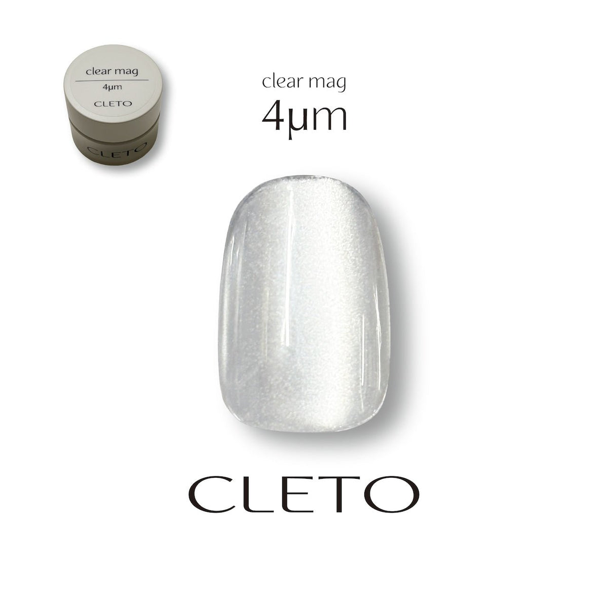 Cleto Clear Magnetic Gel MAG-4μm (Jar)