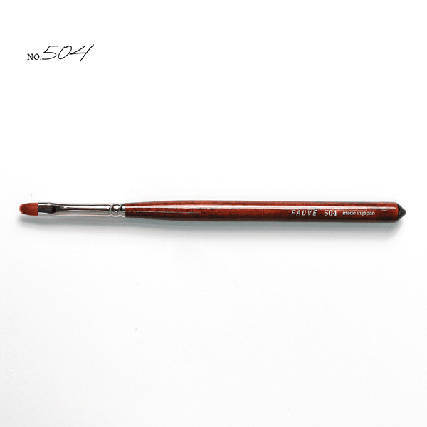 Fauve Short Oval Brush-504