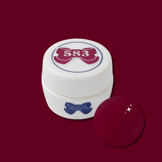 Leafgel Color Gel 583 Dark Cassis Purple Red