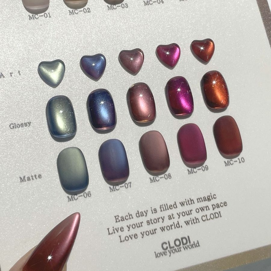 Clodi Mute Core 10-Color Magnetic Gel Set | Zillabeau