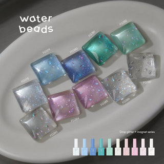 F Gel Waterbeads Collection – 8 Magnetic + 2 Glitter Colors