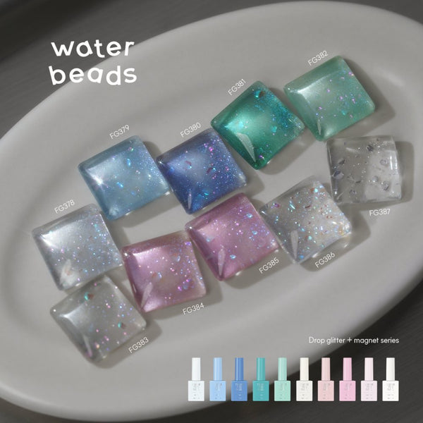 F Gel Waterbeads Collection – 8 Magnetic + 2 Glitter Colors
