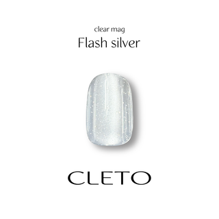 Cleto Clear Mag  - Flash Silver