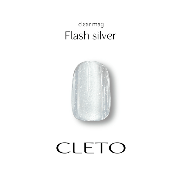 Cleto Clear Mag  - Flash Silver