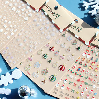 Make.N Holidays Nail Stickers (6 Types) - 1