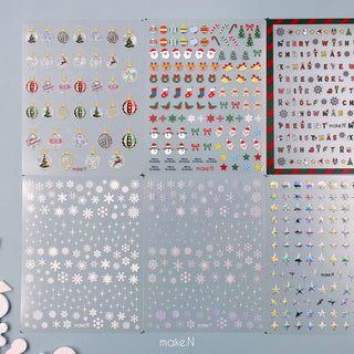 Make.N Holidays Nail Stickers (6 Types) - 2