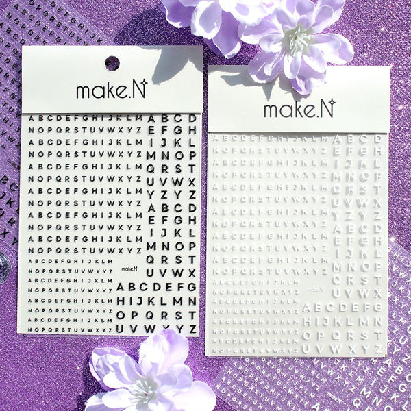 Make.N Alphabet Nail Stickers
