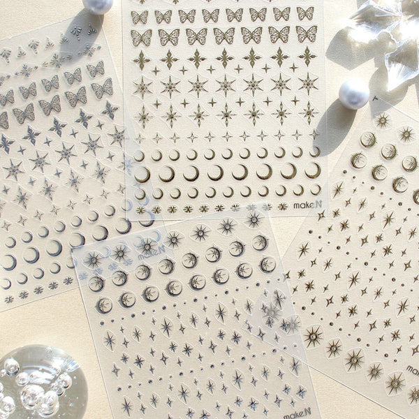 Make.N Metal Universe Nail Stickers