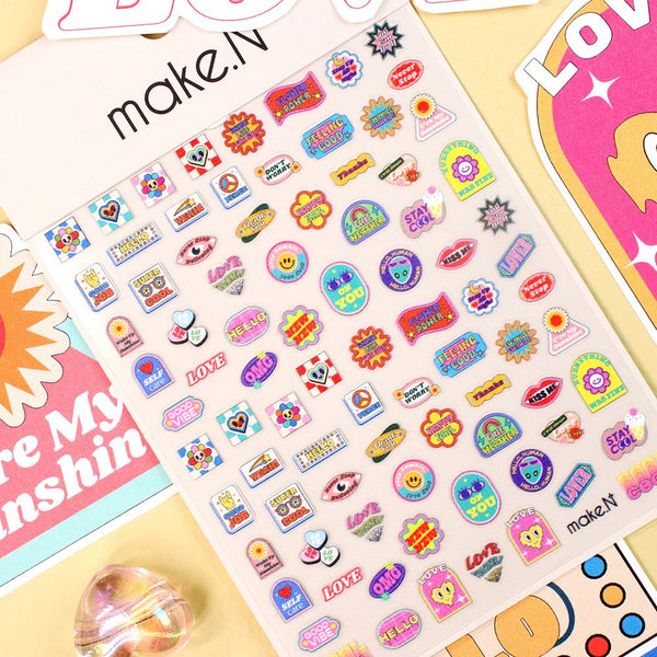Make.N Kitsch Patch Nail Stickers