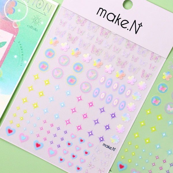 Make.N Pastel Candy Nail Stickers