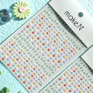 Make.N Embo Pastel Daisy Stickers - 5