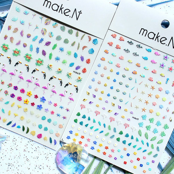 Make.N Tropical & Ocean Nail Stickers
