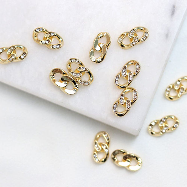Make.N Nail Charm01 - Crystal Chain