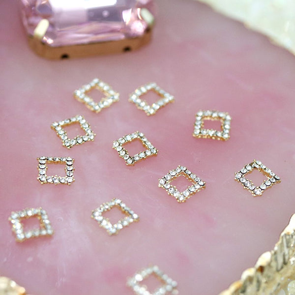 Make.N Nail Charm11 - Simple Square Crystal