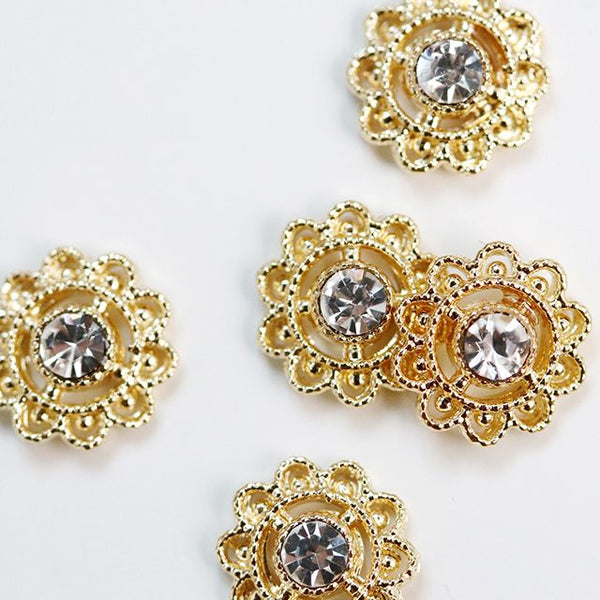 Make.N Nail Charm31 - Sunflower Crystal