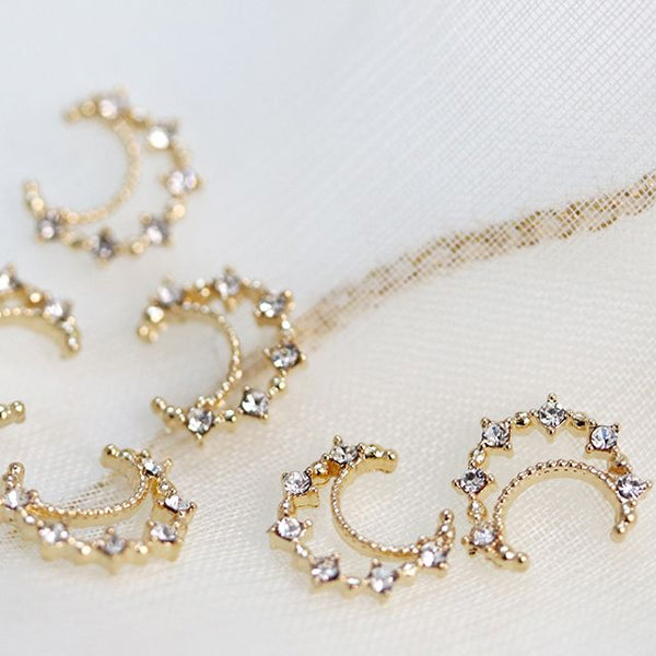 Make.N Nail Charm28 - New Moon Crystal