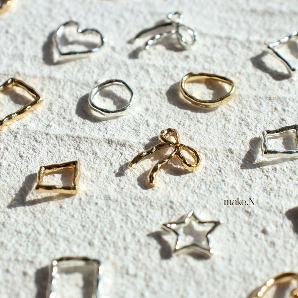 Make.N Nail Charm43 -  Embo Line Series (9 types)