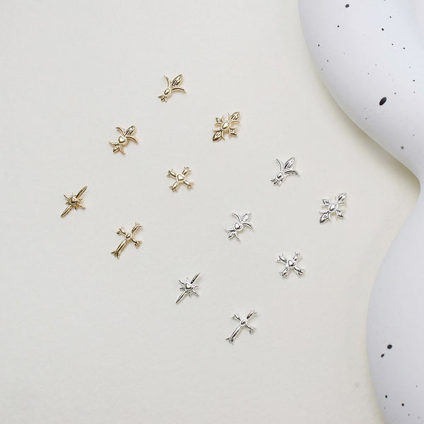 Make.N Nail Charm40 - Edge Tiny Metal (6 types)