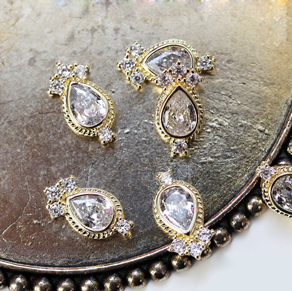 Make.N Big Water Drop Crystal Parts___CM.Charm21 - 1