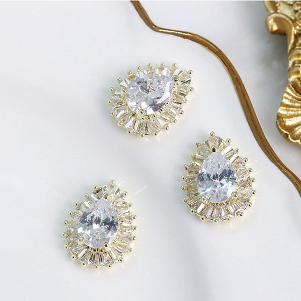 Make.N Crystal Charm09 - Golden Water Drop